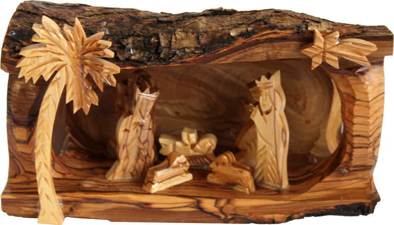 Figurine-Olive Wood-Nativity (4 x 8 )