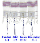 Holy Land Market Grafted IN - Messianic Christian Prayer Shawl/Tallit Prayer Shawl - Creation and Restoration Talit