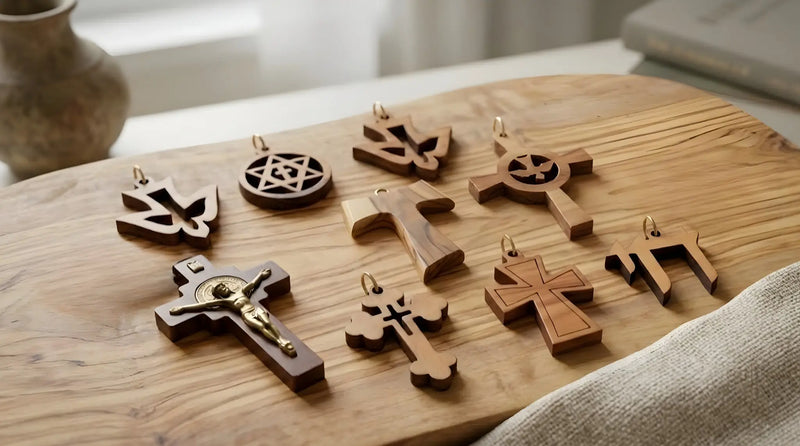 Olive Wood Necklaces and Pendants