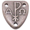 Ave Maria - Alpha and Omega Center piece - Pewter (1.6 cm-0.6")