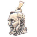Padre Pio medal - Small - Pewter (1.7cm-0.67")