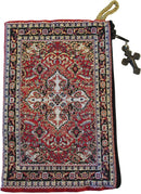 Holy Land Market Purse Tapestry of The Blessed Mother Mary - with Heat Printing on Synthetic Cloth Decorated - Style II (6.25 x 3.75 Inches)