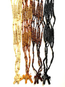 Dozen-12pcs Authentic Wooden Beads Rosaries From Nazareth Holy Land