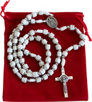 MEDJUGORJE - Rosary made from Apparation hill stones directly from MEDUGORJE. (20 inches long) - Necklace