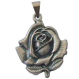 Medalla de flor - San Benito - Estaño (diámetro de 2.5 cm-1")