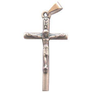 Rosary crucifix - Large - Pewter grade A (4x2cm-1.6x0.8")
