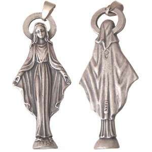 Aparición de la Madre Bendita en Francia 1830 - Estaño (5.3 cm O 2 pulgadas)
