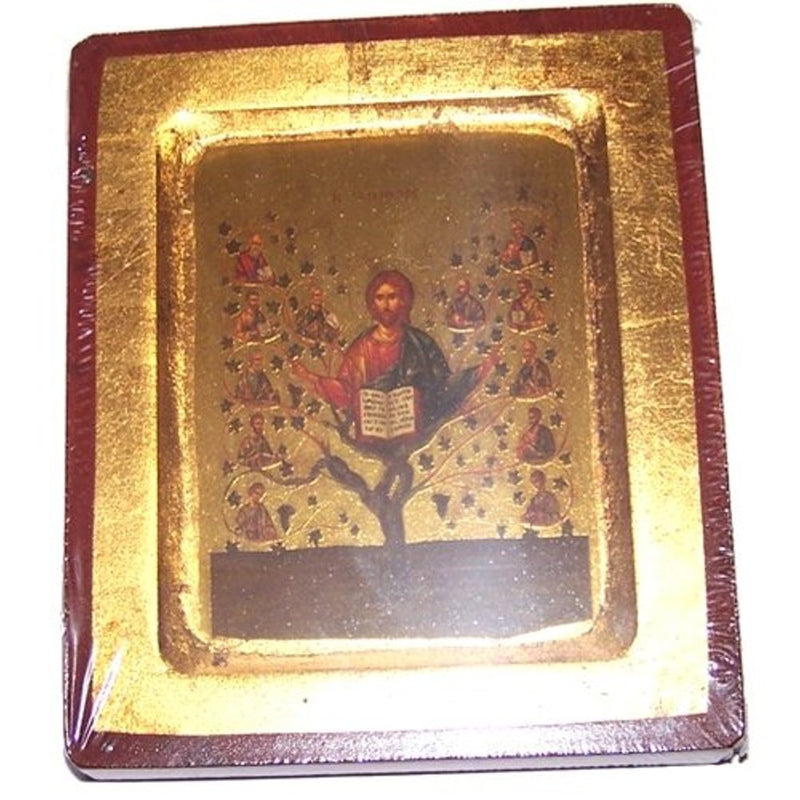 Tree of Life Icon with sheets of Gold (Lithography) - style I