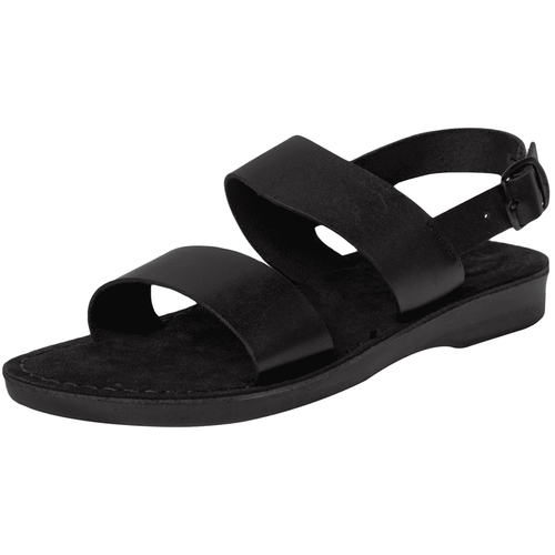 Sandalias/chanclas/slides/zapatillas bíblicas de cuero genuino para adultos/niños del Mercado de Tierra Santa (Jesús) Suede II