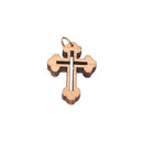 Olive wood Eastern Cross Laser Pendant(3.1x2.4 cm or 1.2x0.94")