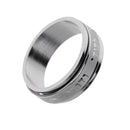 'Ani LeDodi Veh Dodi Li' Stainless steel Spinning Ring ( Size ) thick