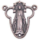 Miraculous medal center - O.L. Grace - Pewter(2.3 cm-0.9")