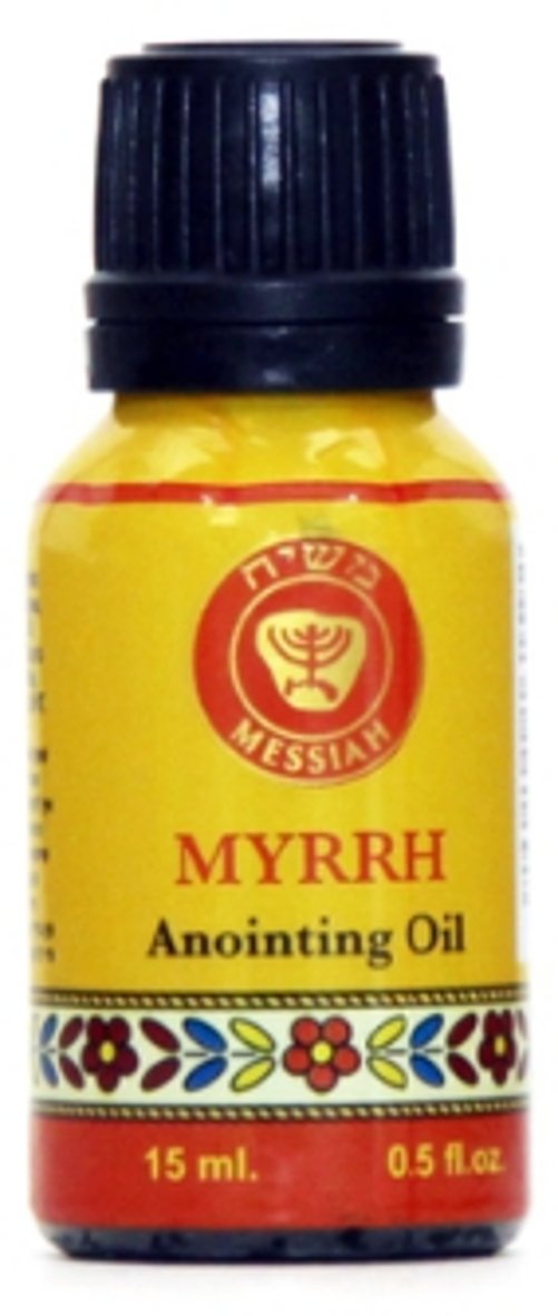 Myrrh anointing Oil from Ein Gedi in its new and amazing look Cobalt blue glass bottle - Anointing oil - 15ml ( 0.5 fl. oz. )