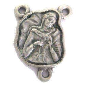 María Desatadora de Nudos - centro de peltre (1.5cm - 0.6")