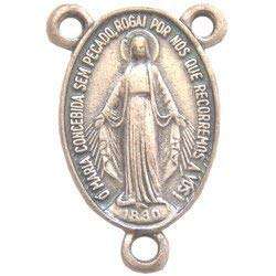 Medalla milagrosa centro-Grande-O.L. Gracia - Estaño (2.3 cm-0.9")