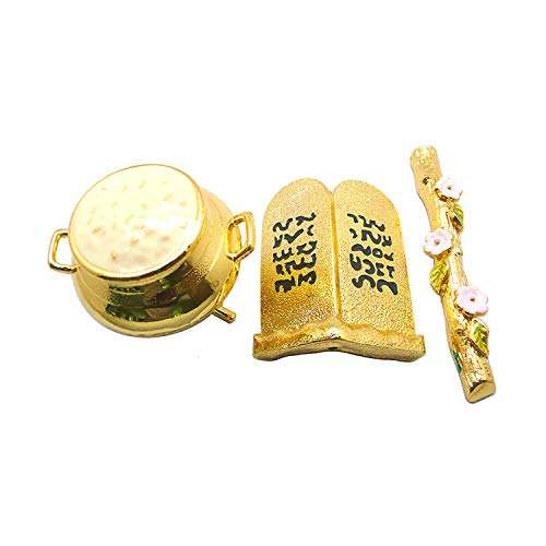 Ark of The Covenant - Contents - Aaron Rod/Manna Vessel & Tablets