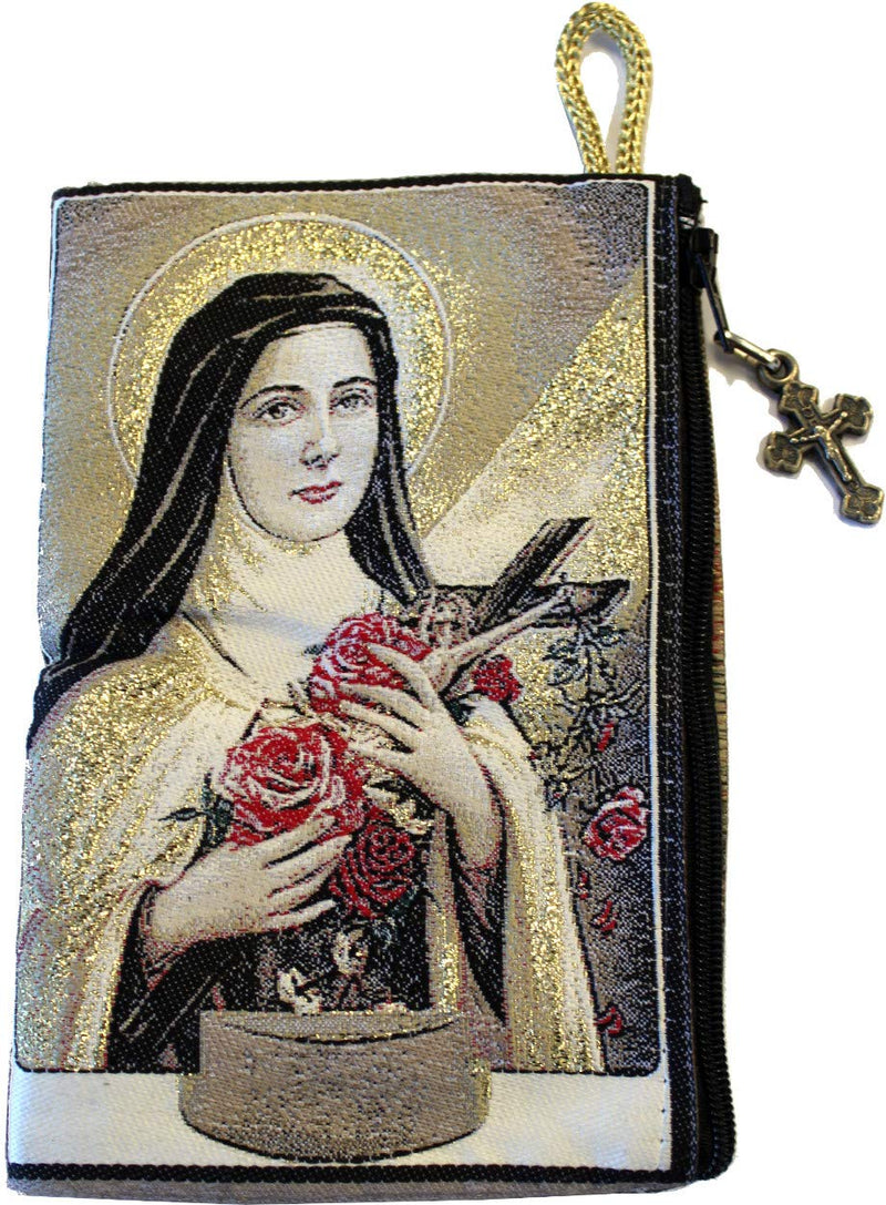 Holy Land Market Purse Tapestry of The Blessed Mother Mary - with Heat Printing on Synthetic Cloth Decorated - Style II (6.25 x 3.75 Inches)