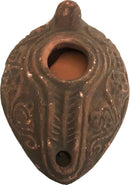Holy Land Market Herodian Ancient Biblical Oil Lamp Replica