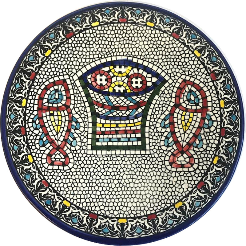 Loaves and Fish Plate - 27 cm in diameter (about 10.8 inches)