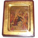 Nativity of our Lord Icon with sheets of Gold (Lithography) - style I