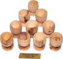 Holy Land Market Olive Wood Small Chalice or Goblet/Wine or Communion Church Cup