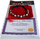 MEDJUGORJE - Chaplet - Bracelet from Apparation hill stones directly from MEDUGORJE. - Black Thread