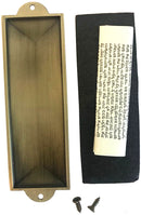 Holy Land Market Shema Metal Blessing Mezuzah with Scroll