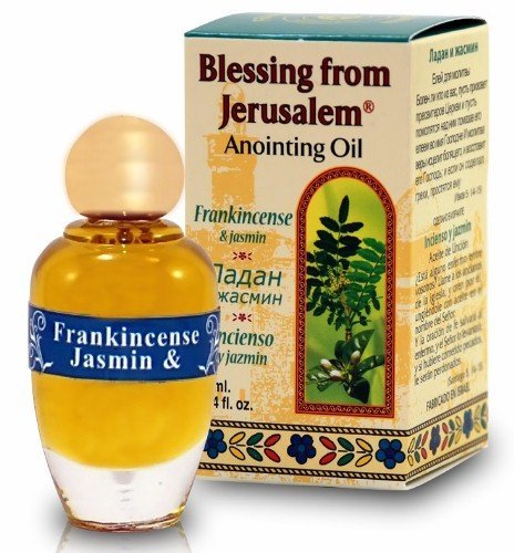 Anointing Oil with Biblical Spices from Jerusalem 0.34oz (10ml) (Frankincense and Jasmin)