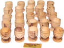 Holy Land Market Olive Wood Small Chalice or Goblet/Wine or Communion Church Cup