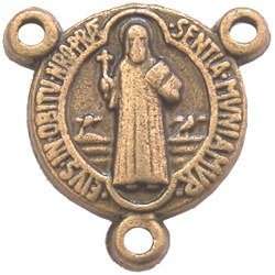 Medalla de San Benito Pieza central - Bronce (1.2 cm-0.5")