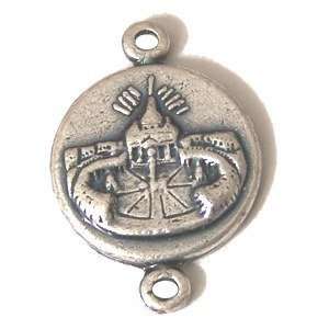 Medalla de la Basílica de San Pedro - Estaño (1.5cm-0.6" de diámetro)