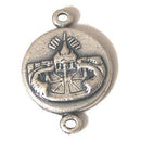 Saint Peter Basilica medal - Pewter (1.5cm-0.6" in diameter)