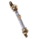 Holy Land Market Crown Mezuzah with Scroll (5 inches)
