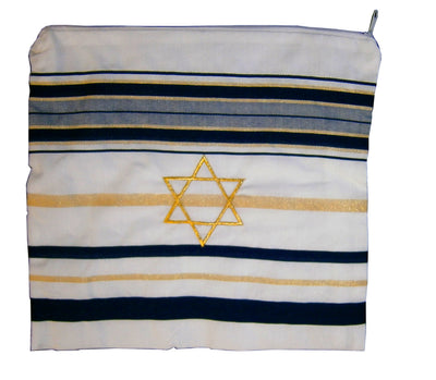 Bag for Acrylic Tallit/Tallis (11 x 11 Inch) - Star of David (Bag only)