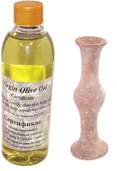 Biblical time Clay Jug with scented Holy Land Anointing oil - 250 ml ( 8.5 fl. oz. )