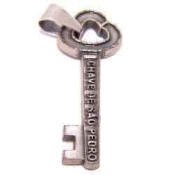 Key of Saint Peter medal - Pewter (3cm or 1.18")