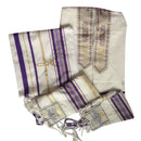 HolyLandMarket Mens Purple with Gold Messianic Shawl/Tallit - The Messiah Tallit Small