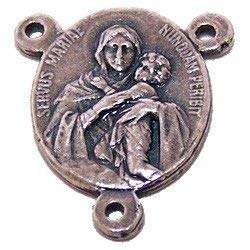 Nuestra Señora de Schoenstatt centro - Peltre (1.5 cm-0.59")
