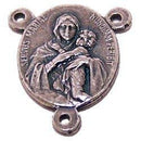Our Lady of Schoenstatt center - Pewter (1.5 cm-0.59")