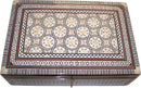Holy Land Market Decorative Box - Wooden Inlaid with Mother pf Pearls - Large - 14 x 10 x 4 Inches