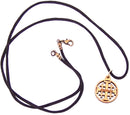 Jerusalem Cross - olive wood necklace, necklace is 60cm long - 23.5 inches )