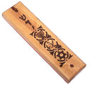 Holy Land Market Menorah with Star of David and Pigeon Polished Olive Wood Mezuzah (4 inches) - fits 2.5 Inch Klaf