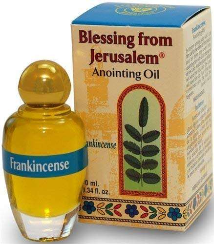 Aceite de unción con especias bíblicas de Jerusalén 0.34oz (10ml) (Incienso)