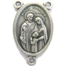 Holy Family - Pewter center (2x1.5 cm-0.8x0.6")