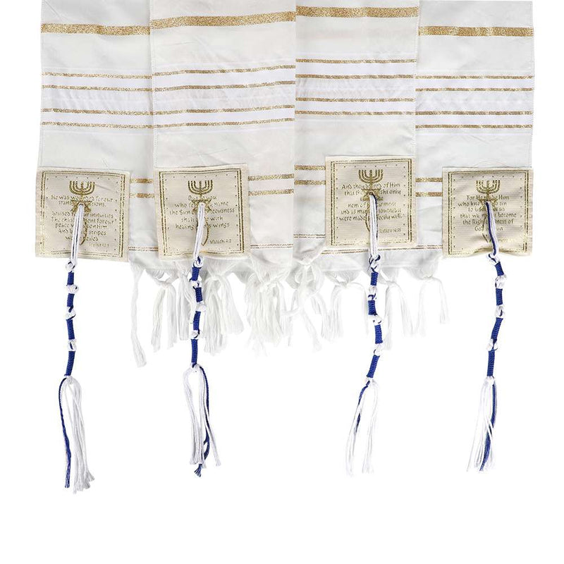Chal/Tallit Mensajero del Mercado de Tierra Santa - El Tallit del Mesías