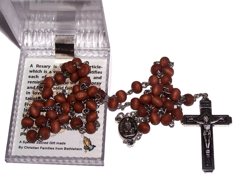 Rosary/Necklace with Velvet Bag