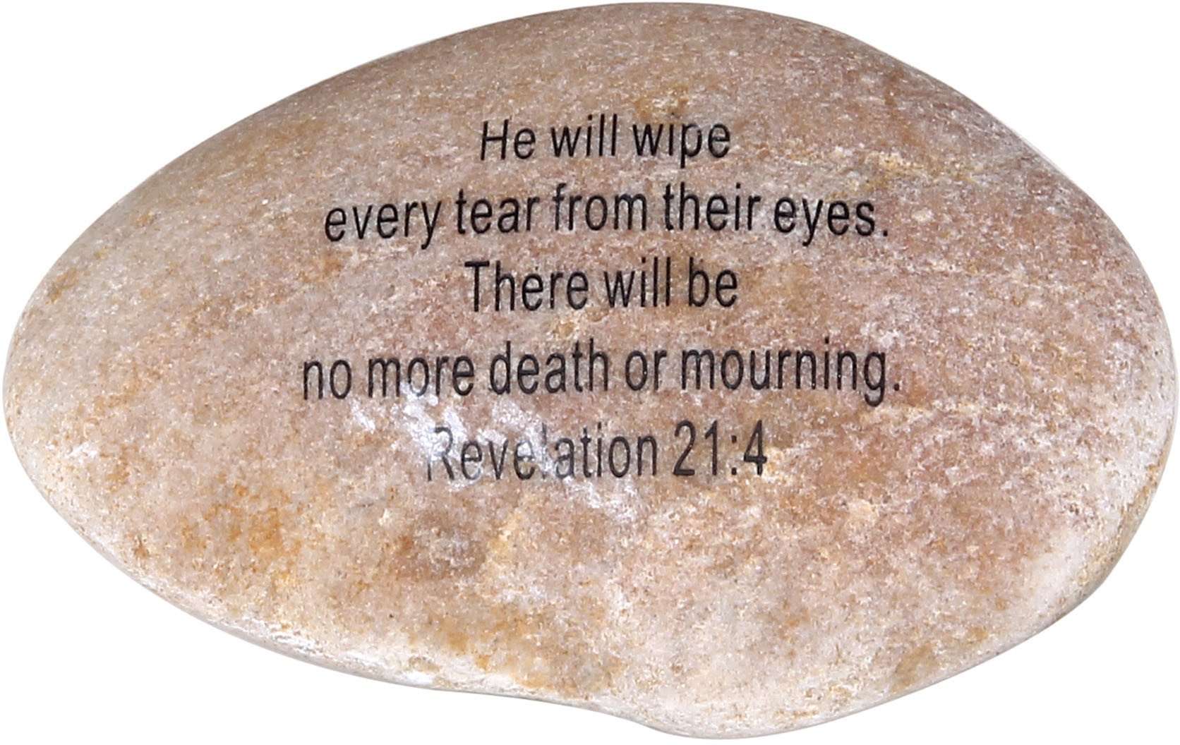 Extra Large Engraved Inspirational Scripture Biblical Natural Stones c
