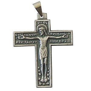 Unique crucifix - Pewter (4cm or 1.57") Rosary/Pendant