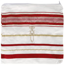 Holy Land Market Messianic Christian Shawl/Tallit - The Messiah Tallit - Medium Size (72 x 32 Inches) - Red