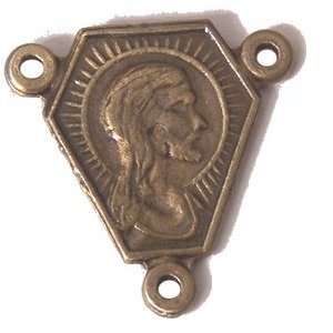 Jesús - pieza central de María - Bronce (1.3 cm-0.5")